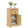 vidaXL Mobile da bagno  45x33x80 cm in legno di pino Anteprima dell’immagine prodotto 3