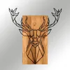 Wallity, Deer, Wanddeko, Schwarz, Metall, 61 x 66 cm Produktbild-Vorschau 6