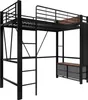 MODFU Lit Mezzanine 90x200 cm – Avec 4 Tiroirs et Bureau – Voir les images du produit 8