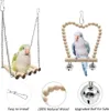 Vogelspielzeug 8er-Pack, Naturholz Mit Glöckchen, Produktbild-Vorschau 3