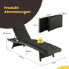 COSTWAY Sonnenliege klappbar, Gartenliege mit verstellbarer Produktbild-Vorschau 7