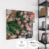 Magnettafel 50x50cm Pinnwand Whiteboard beschreibbar - Rosa Produktbild-Vorschau 4
