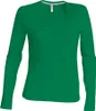 Kariban T-shirt donna a maniche lunghe con scollo a V Anteprima dell’immagine prodotto 2