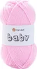 A ball of pink yarn with a label. Náhled obrázku produktu