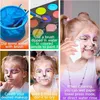 Kinderschmink Set 20 Farben Wasserbasis mit 2 Pinseln Produktbild-Vorschau 3