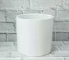 Doniczka ceramiczna osłonka biała walec H22 Podgląd zdjęcia produktu 5