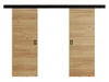 Posuvné dvoukřídlé interiérové dveře SANITA 3 - 152 cm, dub Náhled obrázku produktu 3