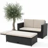 Mucola Mobili da giardino Polyrattan Lounge Chair Sofa Anteprima dell’immagine prodotto 14