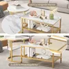 CDGlobal 2in1 Couchtisch Rund 2er Set, Wohnzimmertisch, Produktbild-Vorschau 3