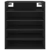 vidaXL Scarpiera nera 60x35x70 cm Materiale a base di legno Anteprima dell’immagine prodotto 9