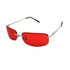 Sonnenbrille Schmal Rot Getönt eckig Rechteckig Matrix Neo Produktbild-Vorschau 2