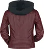Black Premium by EMP Damen rote Kunstlederjacke mit Kapuze Produktbild-Vorschau 2