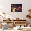 Bild auf Leinwand - Leinwandbild - Stadt Nacht Straße - Produktbild-Vorschau 7