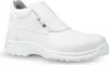 A white safety shoe is shown against a white background. Produktbild-Vorschau