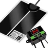 A heating mat and its digital thermostat are shown against a white background. Voir les images du produit