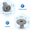 Korbrolle 8x Rolle Rad kompatibel mit Bosch 0165314 für Produktbild-Vorschau 3