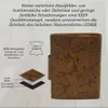 flevado Damen Voll Leder Portemonnaie mit Lilianen Muster Produktbild-Vorschau 7