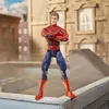 A Spider-Man action figure standing on a rooftop with buildings in the background. Podgląd zdjęcia produktu