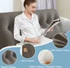 (200 cm, tmavě šedá) Velký trojúhelníkový polštář na opěrku Náhled obrázku produktu 3