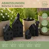 UNUS Dekohäuser Lichthäuser aus Metall Weihnachtsdekoration Produktbild-Vorschau 6