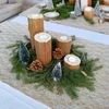 BOOGARDI Teelicht-Halter Holz · 15cm hoch 1Stück · Produktbild-Vorschau 3