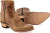 Old West Leder Westernreitstiefel Westernstiefel Herren Produktbild-Vorschau 1