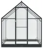 vidaXL Garten Gewächshaus mit Tür Anthrazit 183,5 x 123 x Produktbild-Vorschau 3