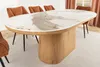 riess-ambiente Ovaler Esstisch UNIQUE 200cm weiß braun Produktbild-Vorschau 7