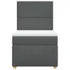 The Living Store Boxspringbett mit Matratze Dunkelgrau Produktbild-Vorschau 7