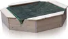 MARIMEX T-Wood Holzsandkasten achteckig 130 x 130 cm Produktbild-Vorschau 1