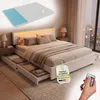 Juskys Polsterbett Lyon 180 x 200 cm mit Bettkasten, LED Produktbild-Vorschau 1