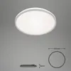 LED Deckenleuchte CCT WiFi Bluetooth App 24W silber Produktbild-Vorschau 9