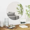 Miroir mural VidaXL rond, Ø 50 cm, verre trempé Voir les images du produit 2