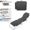 BigDean Sonnenliege klappbar 150 kg belastbar mit 4-Fach Produktbild-Vorschau 9