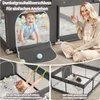 Kinderlaufgitter, Laufgitter 120 x 120 cm mit Matte, Produktbild-Vorschau 3