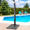 Élément de sol pour jardin en WPC bois pour douche solaire Voir les images du produit 2