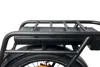 Close-up view of the rear rack and battery of an electric bicycle. Produktbild-Vorschau