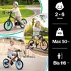Kidiyana 3 in 1 Kinderfahrrad 12 Zoll Laufrad mit Produktbild-Vorschau 3