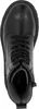 A top-down view of a black boot. Podgląd zdjęcia produktu