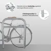 Fahrradanlehnbügel 78 x 115 cm Stahl feuerverzinkt Ø 60 mm Produktbild-Vorschau 3