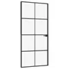 Drzwi wewnętrzne czarne 93x201,5 cm szkło hartowane i Podgląd zdjęcia produktu 2