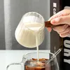 180ml Espresso Messbecher Glas mit Holzgriff, Transparent Produktbild-Vorschau 4