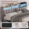 INONEFT Boxspringbed 140 x 190 cm, tweepersoonsbed met Productafbeelding-voorbeeld 9