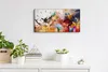Dekor Leinwand Uhr Wandbilder Geräuschlos 60x30 Malerei Produktbild-Vorschau 3