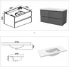 Waschtisch mit Unterschrank 100cm Alast Badmöbel Set Produktbild-Vorschau 8