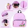 COSTWAY 2tlg Kinderkoffer + Rucksack, 12"+18" Kindertrolley Produktbild-Vorschau 8