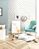 NEWROOM Tapete Big Dots Blue Blau Vliestapete - Kinder Produktbild-Vorschau 3