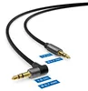 deleyCON 7,5m Aux Kabel 3,5mm Audio Stereo, Baumwollkabel, Produktbild-Vorschau 2