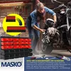 Masko® Cassettiere impilabili, scaffale a muro, set da 32 Anteprima dell’immagine prodotto 6
