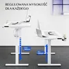 FLEXISPOT QE1 Biurko z regulacją wysokości 140 x 60 cm, 4 Podgląd zdjęcia produktu 5